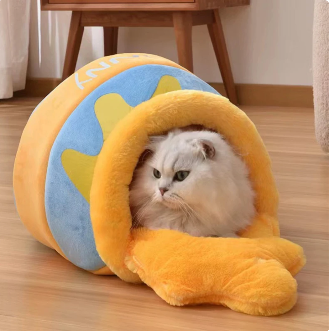 Honey Jar Cat Bed