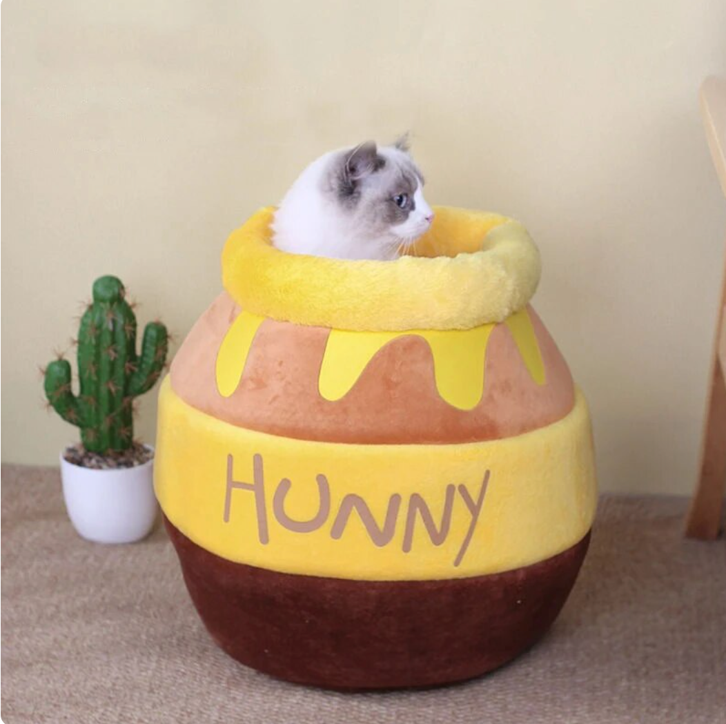 Honey Jar Cat Bed