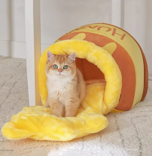 Honey Jar Cat Bed