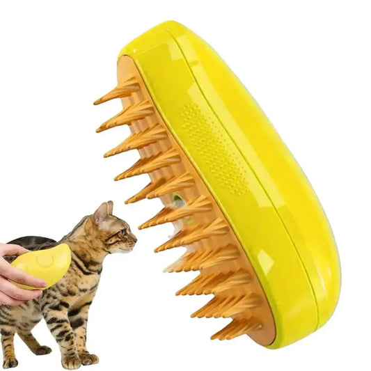 Cat Steam Brush Steamy Dog Brush 3 in 1 Electric Spray
