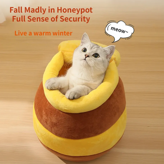 Honey Jar Cat Bed