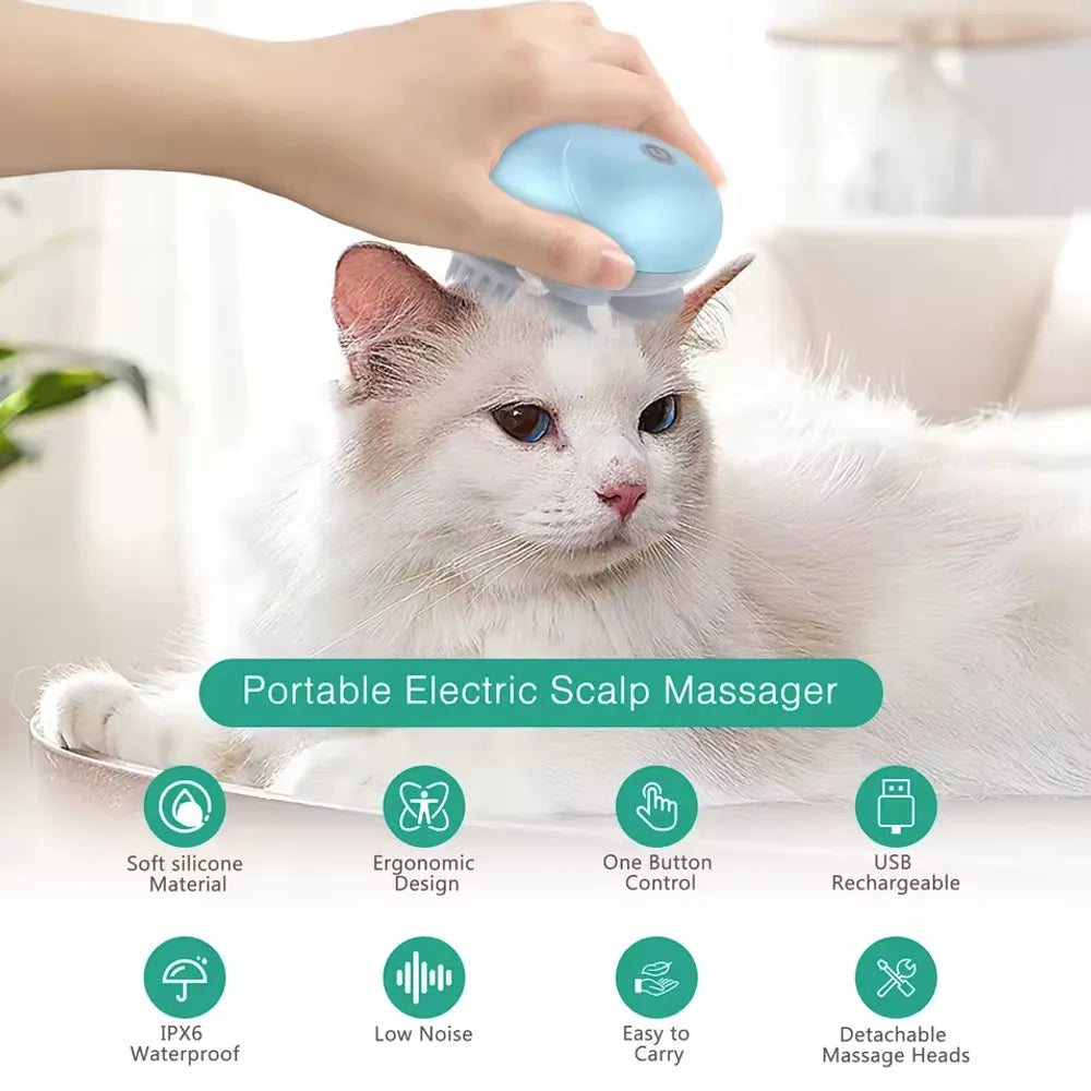 Electric Cat Massager Handheld
