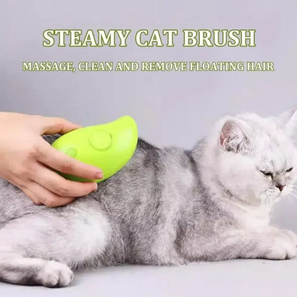 Cat Steam Brush Steamy Dog Brush 3 in 1 Electric Spray